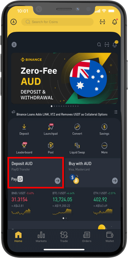 Kako položiti/povući AUD pomoću PayID/Osko na Binanceu putem web i mobilne aplikacije Kako položiti/povući AUD pomoću PayID/Osko na Binanceu putem web i mobilne aplikacije