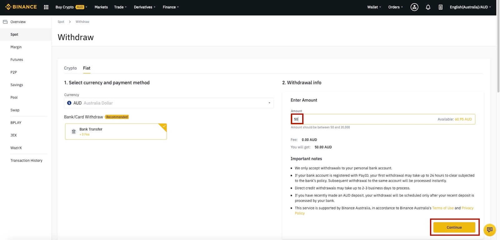 Kako položiti/povući AUD pomoću PayID/Osko na Binanceu putem web i mobilne aplikacije Kako položiti/povući AUD pomoću PayID/Osko na Binanceu putem web i mobilne aplikacije