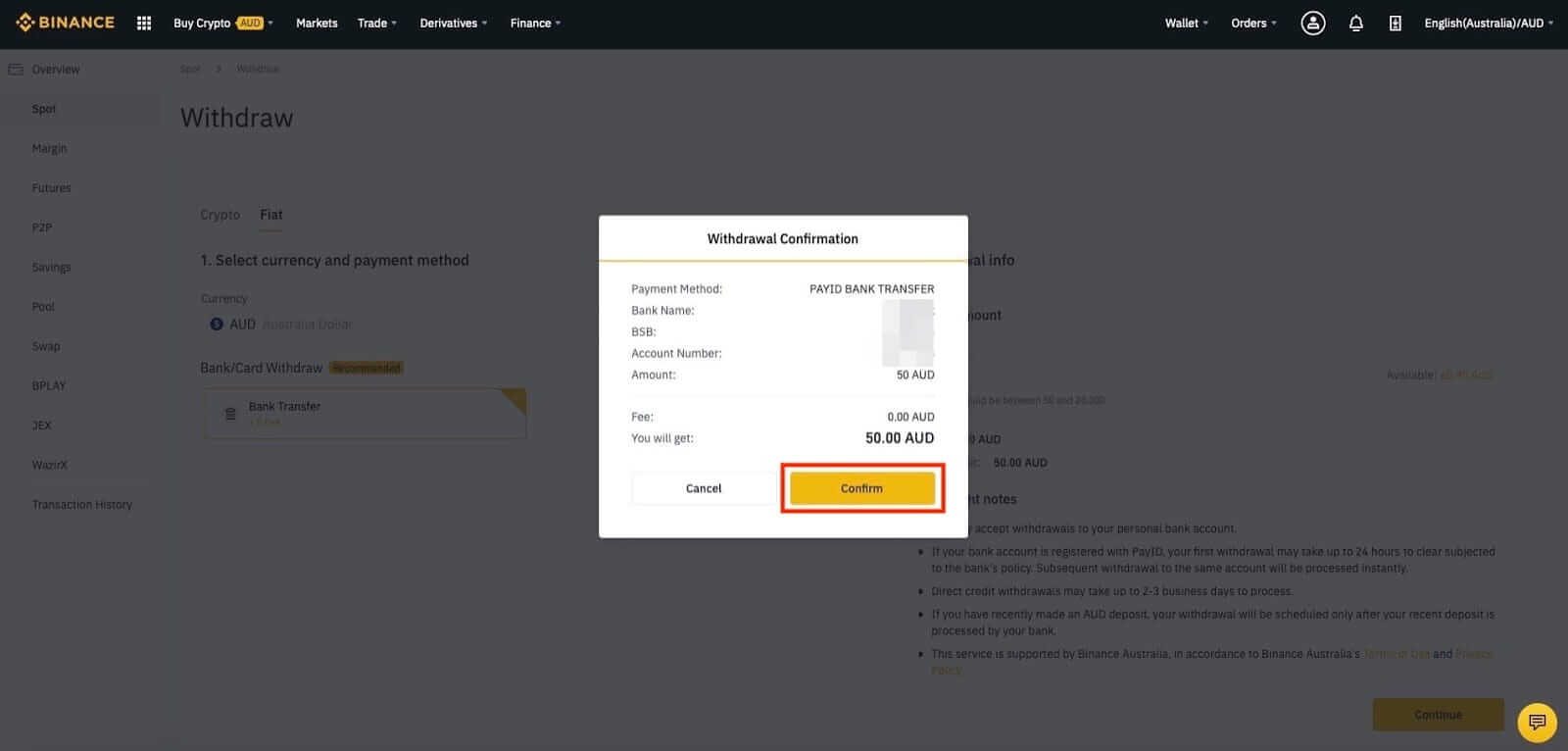Kako položiti/povući AUD pomoću PayID/Osko na Binanceu putem web i mobilne aplikacije Kako položiti/povući AUD pomoću PayID/Osko na Binanceu putem web i mobilne aplikacije