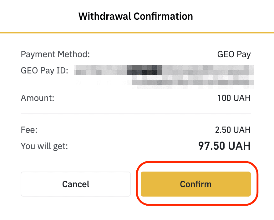 ວິທີການຖອນ UAH ຈາກ Binance ເຖິງ Geo Pay Wall ວິທີການຖອນ UAH ຈາກ Binance ເຖິງ Geo Pay Wall